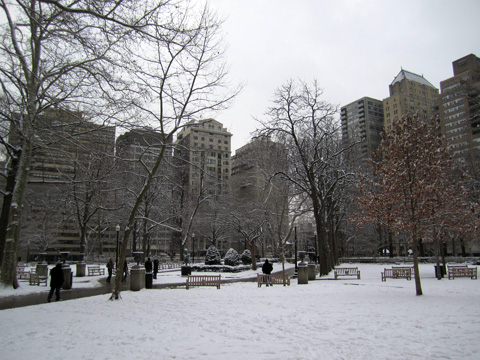 Rittenhouse Square Snow. Rittenhouse Square park…